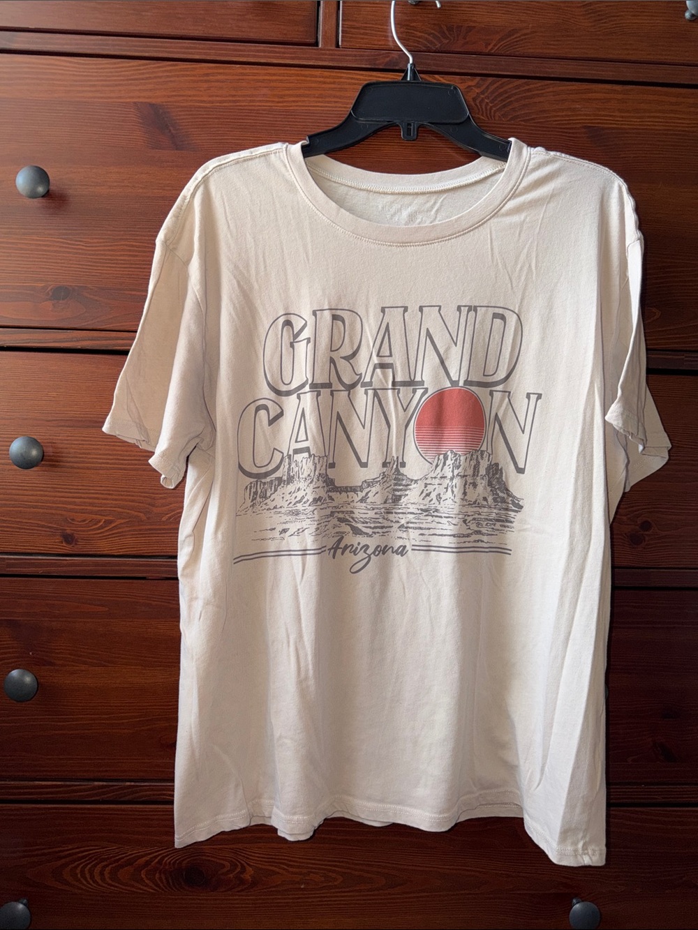 Grand Canyon Arizona Graphic Tee - Cream Short Sleeve